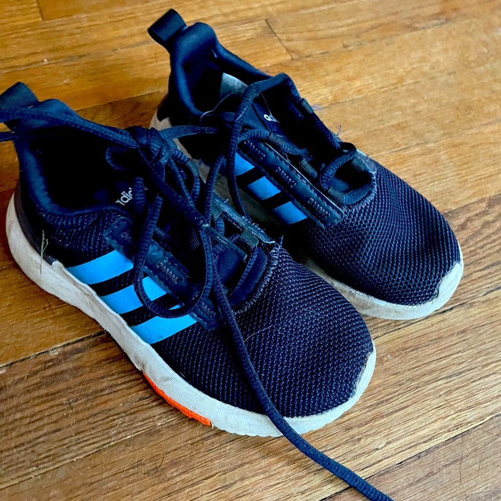 Boys Adidas blue sneakers